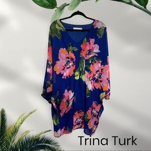 Trina Turk Floral Caftan Dress